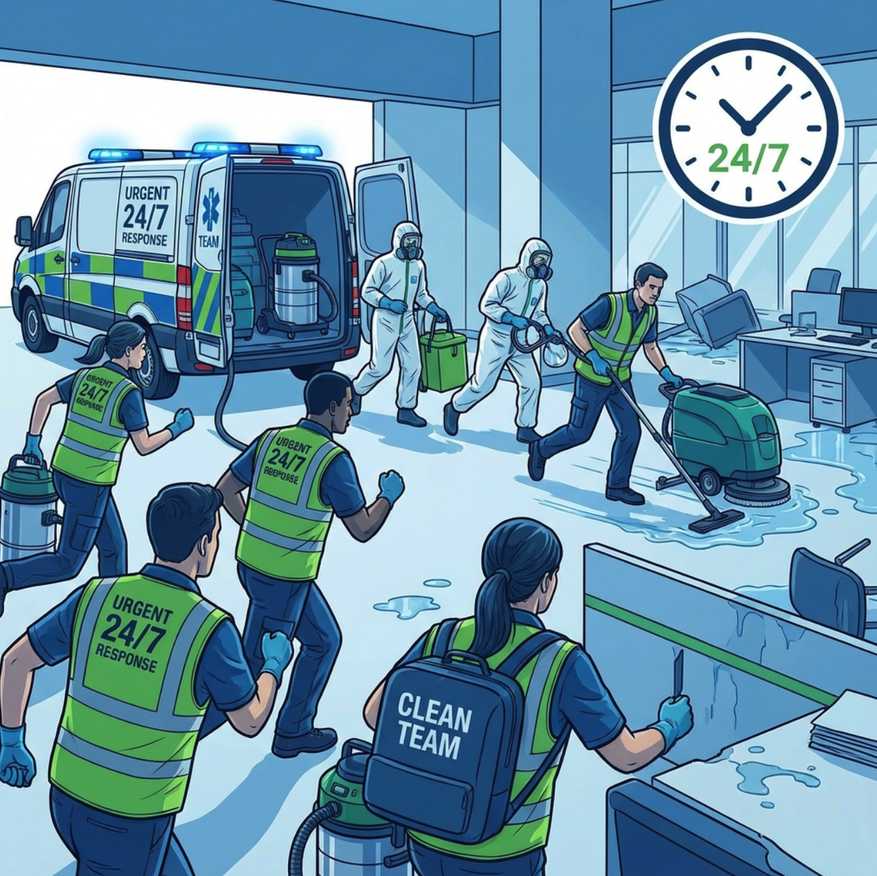 Emergency Response Cleaning Services